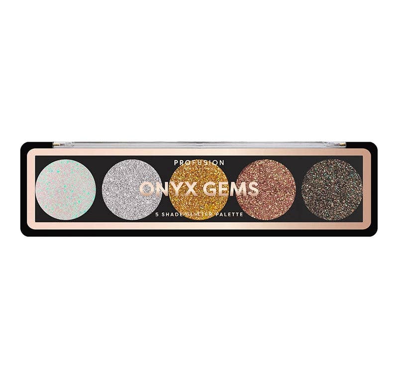Profusion Cosmetics UK - Wholesale Eyeshadow Palette - GLITTER GEMS | 5 SHADE GLITTER PALETTES13