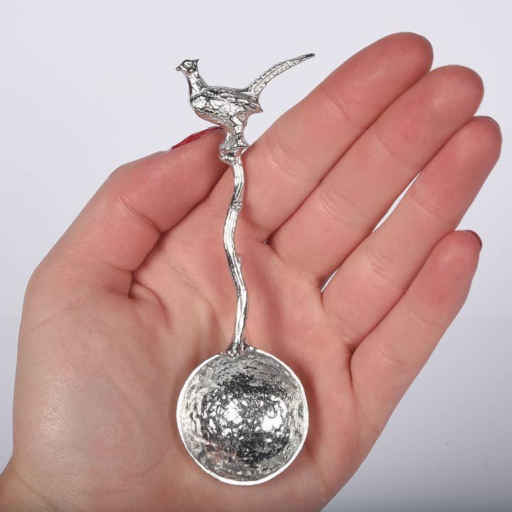 Glover & Smith - Wholesale Table Spoon (Cutlery) - Pheasant Pewter Small Sugar Spoon