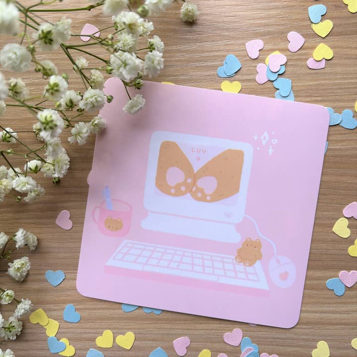 Mini stampa artistica lucida di alta qualità «Luv u» per la vendita all'ingrosso da parte di Forestpals