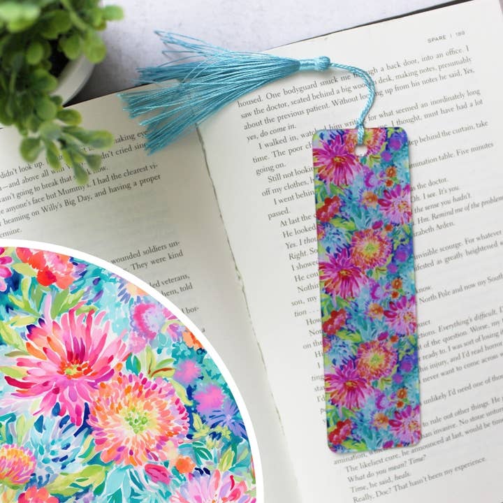 Preppy Floral Bookmark for wholesale by Pearl's Custom Creations
