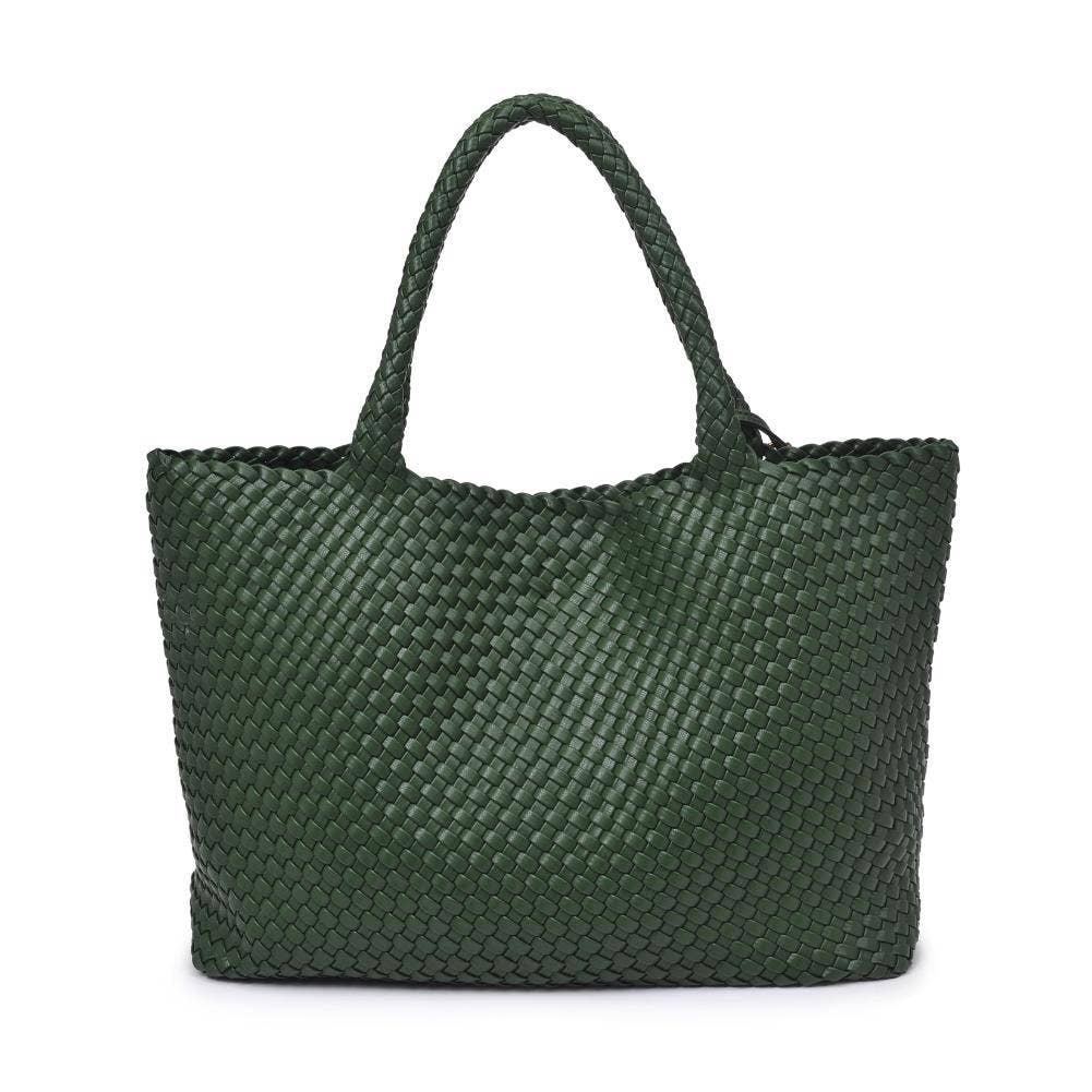 Moda Luxe - Vendita all'ingrosso Borsa tote - Donna - Borsa tote intrecciata in pelle vegana Solana54