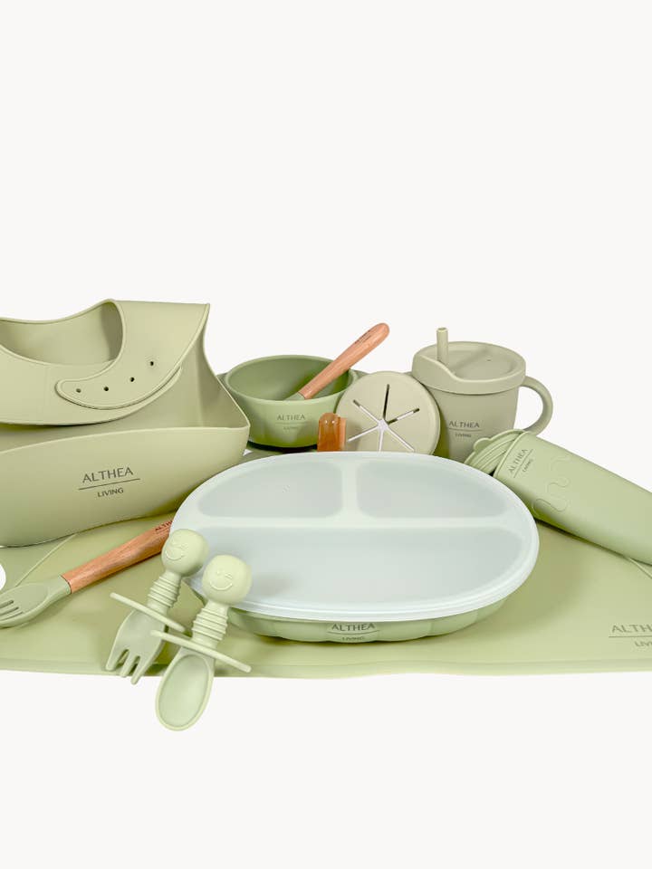 Organisches Silikon-Babygedeck - 15-teilig für den Großhandel von Althea Living