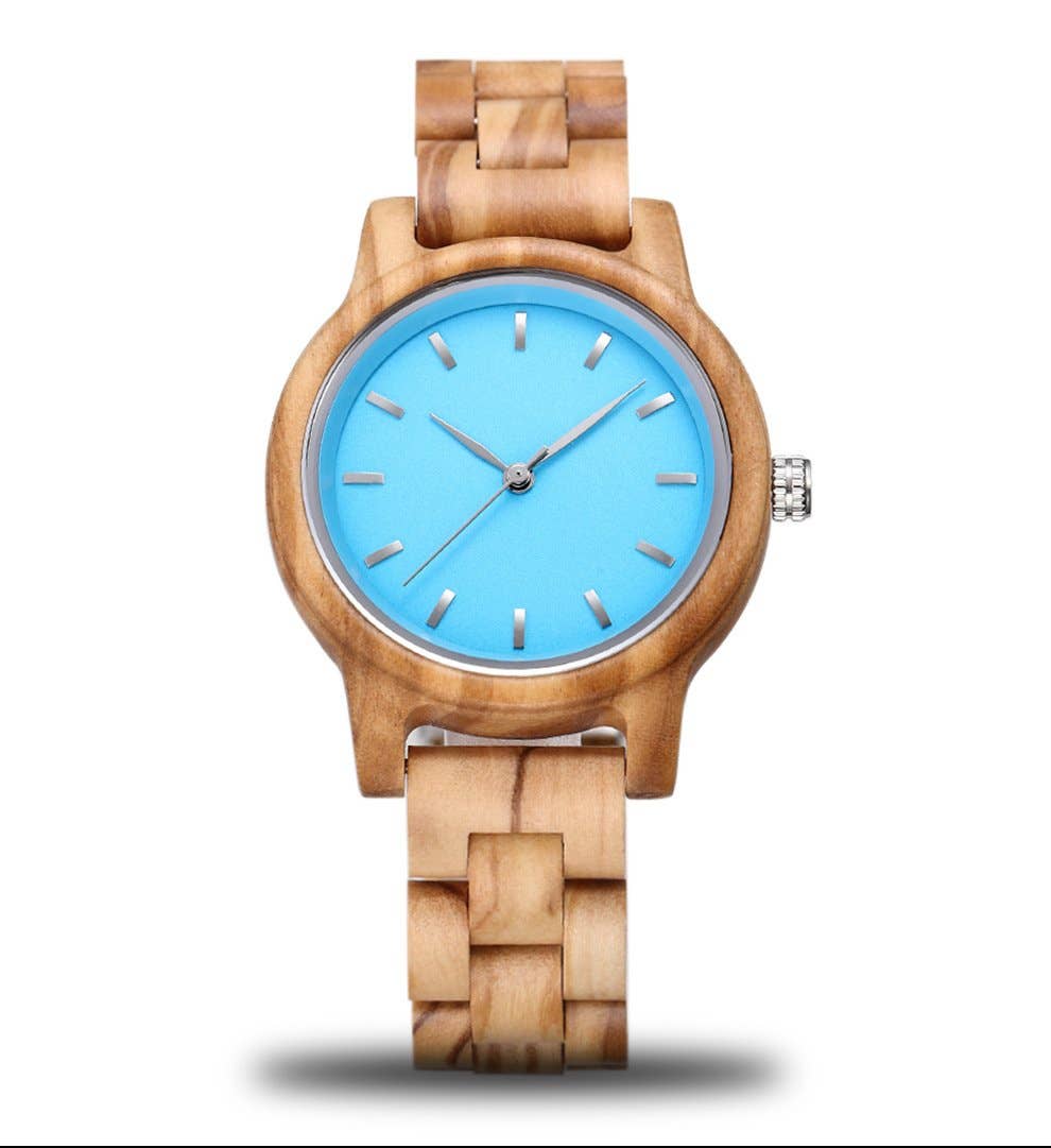 WoodWristCo - Wholesale Wrist watch – Women's - Fashion Premium Green Wooden Quartz Women's Watch3