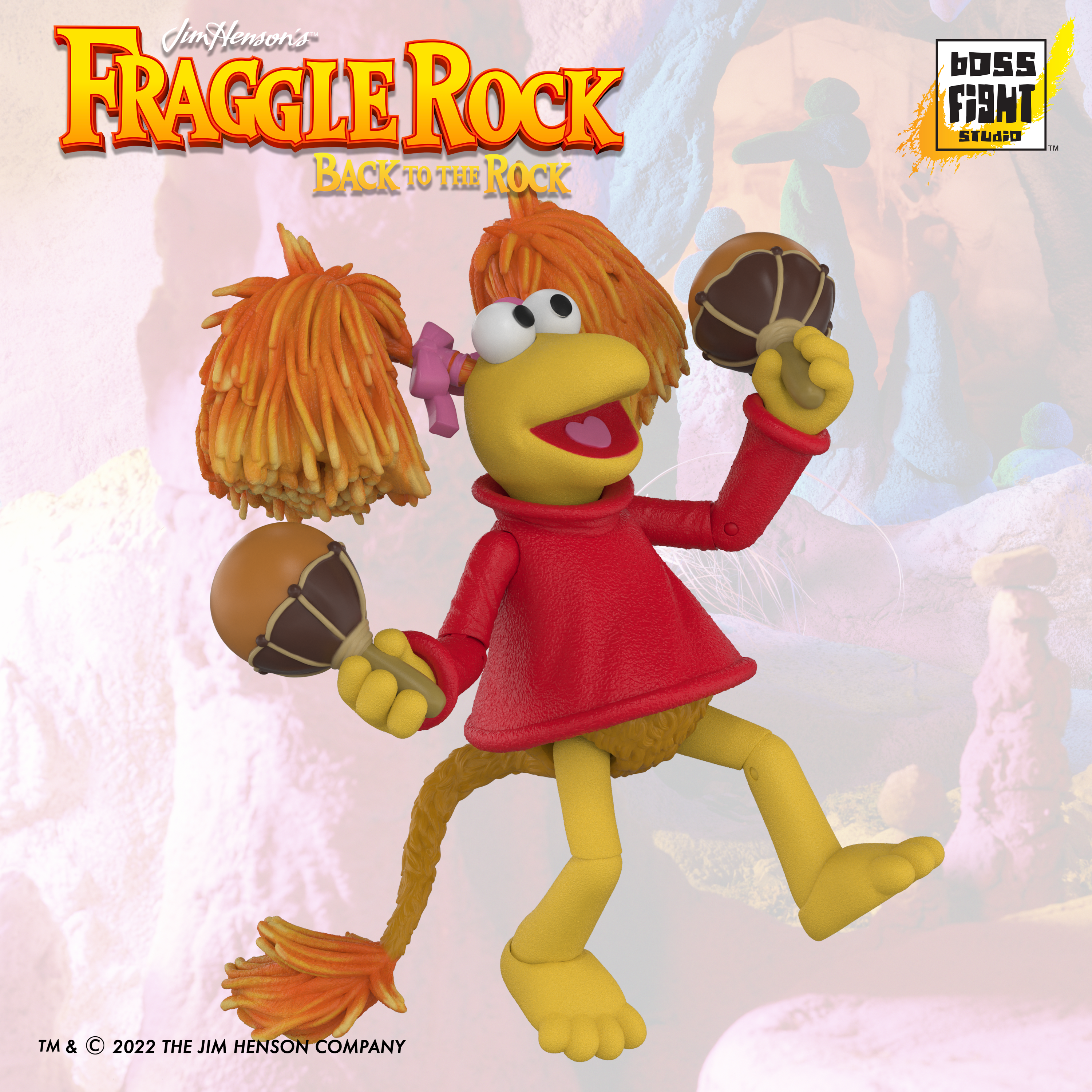 Boss Fight Studio Llc - Wholesale Figurine Toy - Kids - Fraggle Rock Action Figure: Red2