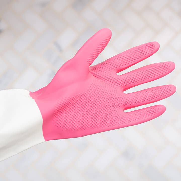 Wine Wash Co. - Wholesale Cleaning Gloves - Reusable Cleaning Gloves - Pink