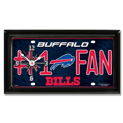 Good Tymes Enterprises Inc - Wholesale Wall Clock - Buffalo Bills Clock