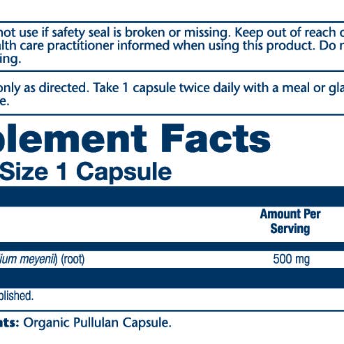 Solaray - Wholesale Oral Supplement/Vitamin - Organic Maca Root 500mg1