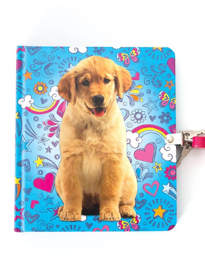 Golden Puppy-Doodles Diary for wholesale by Paper House Productions