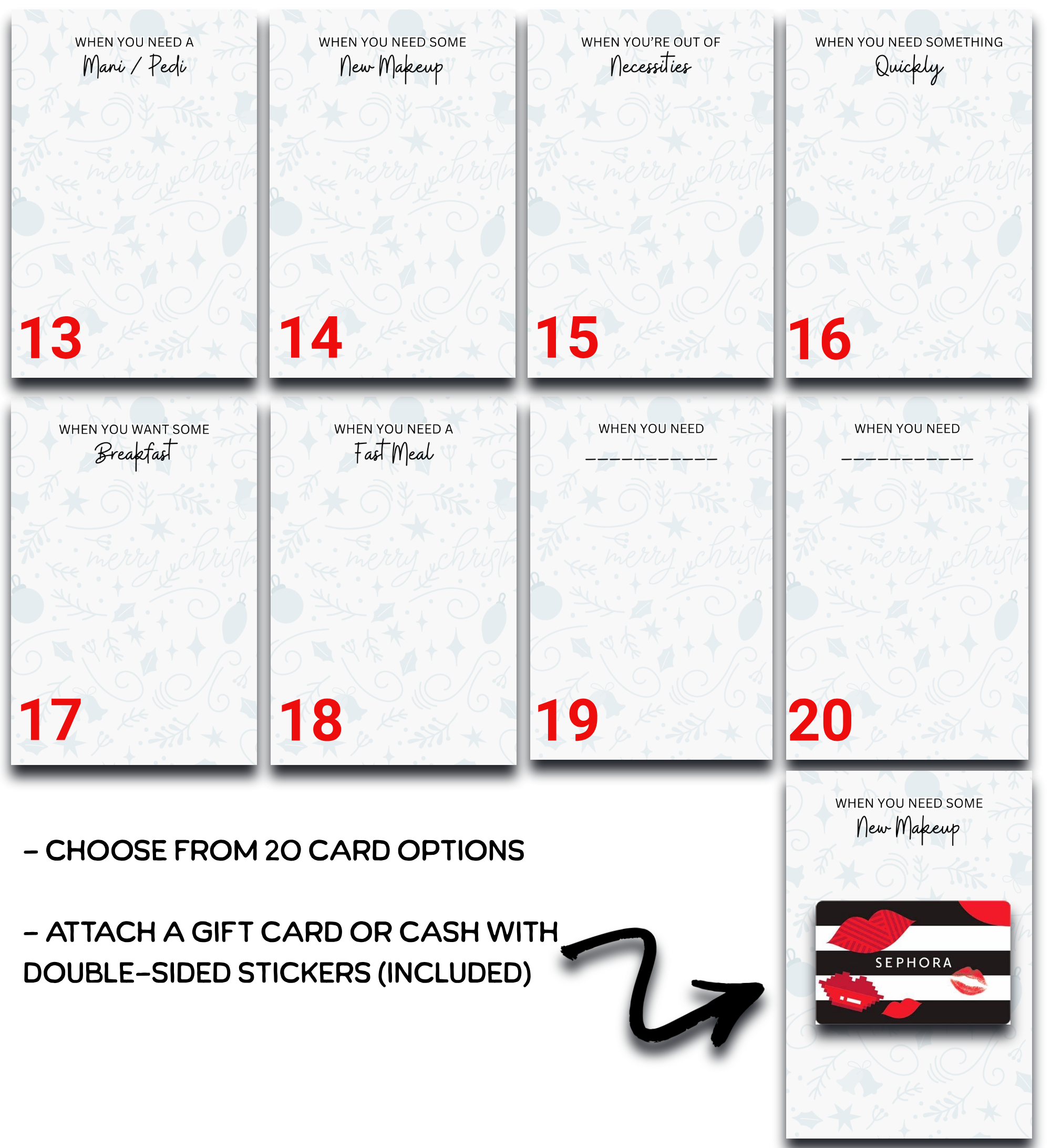 Nans Tees - Wholesale Cadeaulabel - Kerstcadeaukaart Houder Cadeauboek5