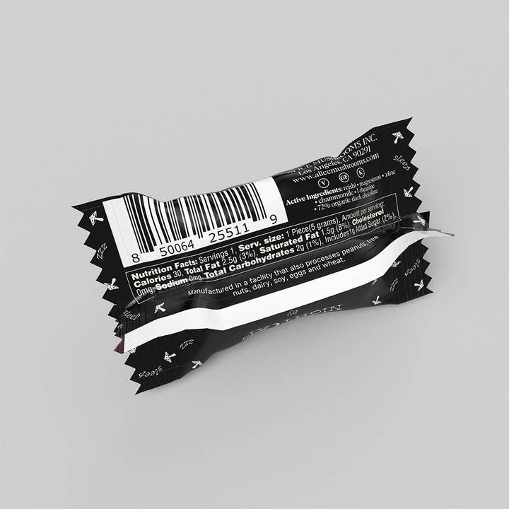 Alice Mushrooms - Wholesale Chocolate Bar - Nightcap Singles — mushroom chocolates for deep sleep