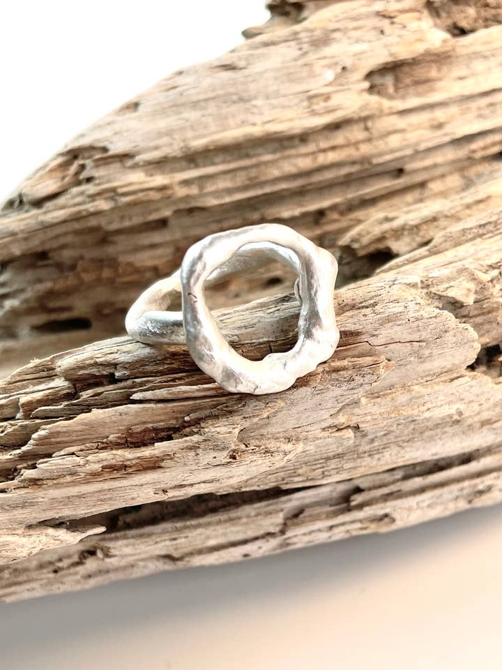 The Organic Link Ring for wholesale by KFinn Designs