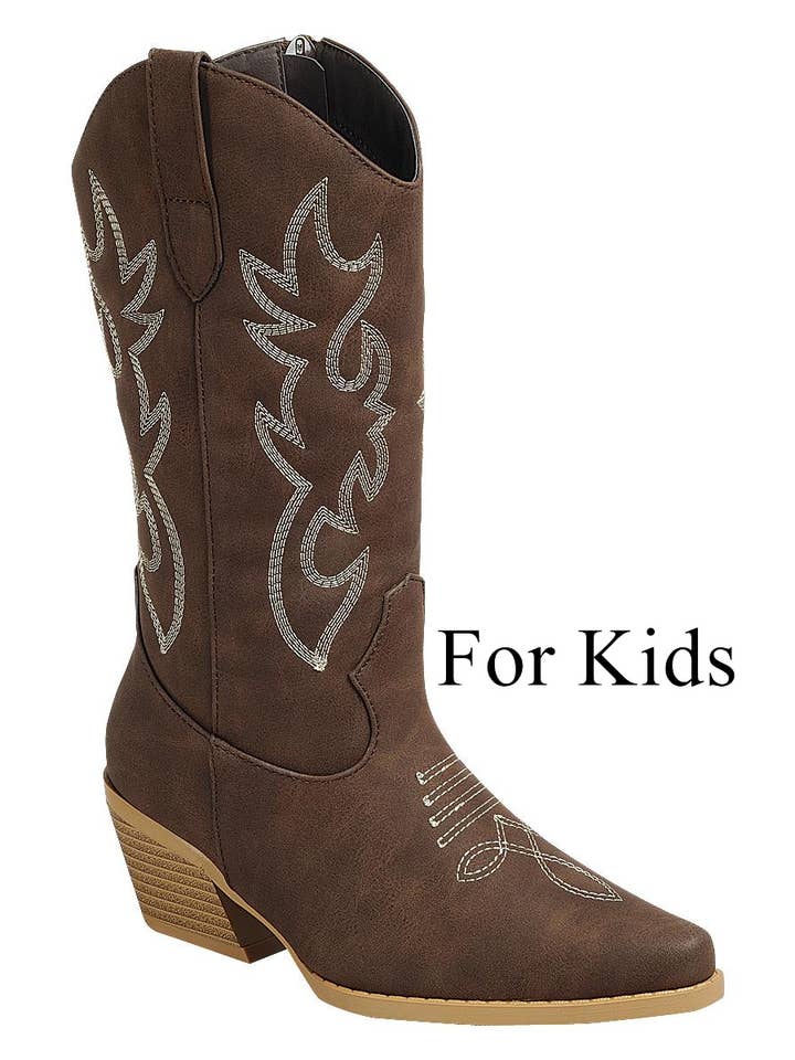 FASHION EMPORIO - Wholesale Cowboy Boots - Women's - Cowgirl Chic Kids' Cowboy Boots FL-CREEK-15K6