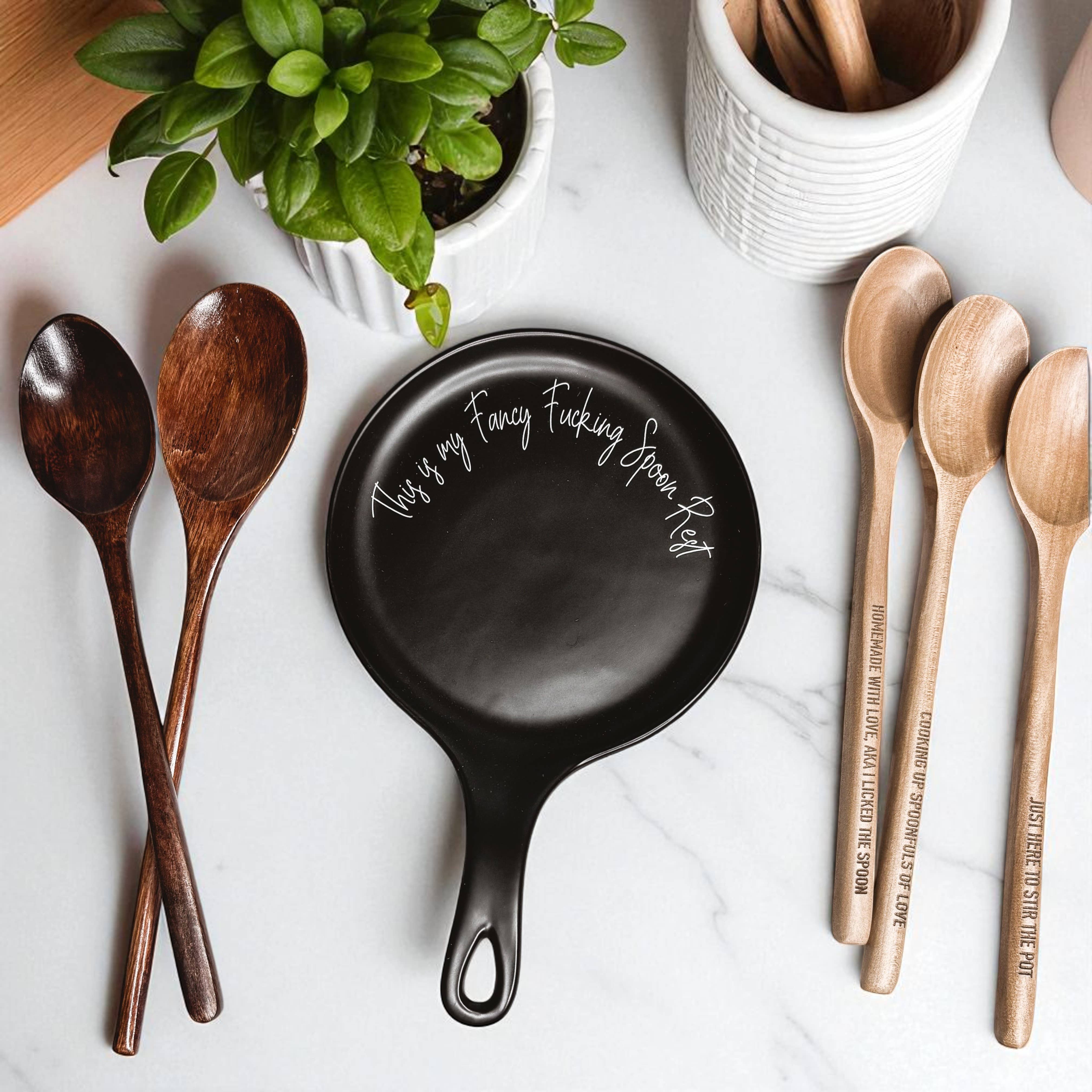 Gia Roma - Wholesale Spoon Rest - Kitchen Christmas 2025 Gifts for cooking or Baking, Ceramic 34