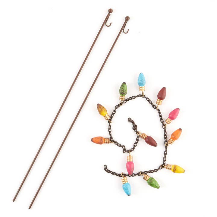 Factory Direct Craft - Wholesale Decorative Tabletop Object - Miniature String of Non-Working Party Lights 1