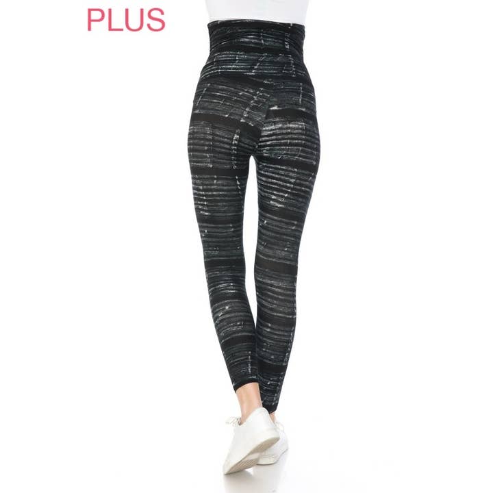 MULTI Plus Size Buttery Soft Print Maternity Leggings for wholesale on Faire2