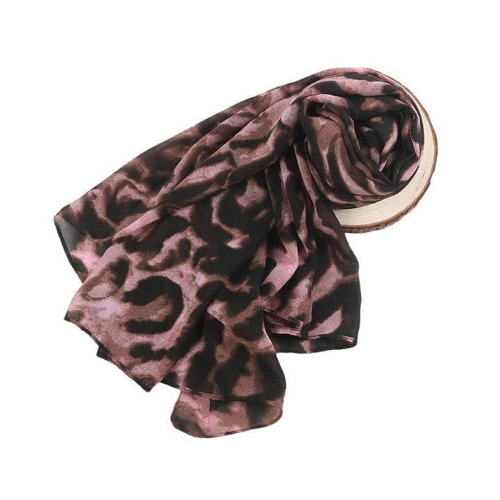 MoodGold - Venta al por mayor Bufanda - Mujer - Pañuelo largo de gasa estampado2