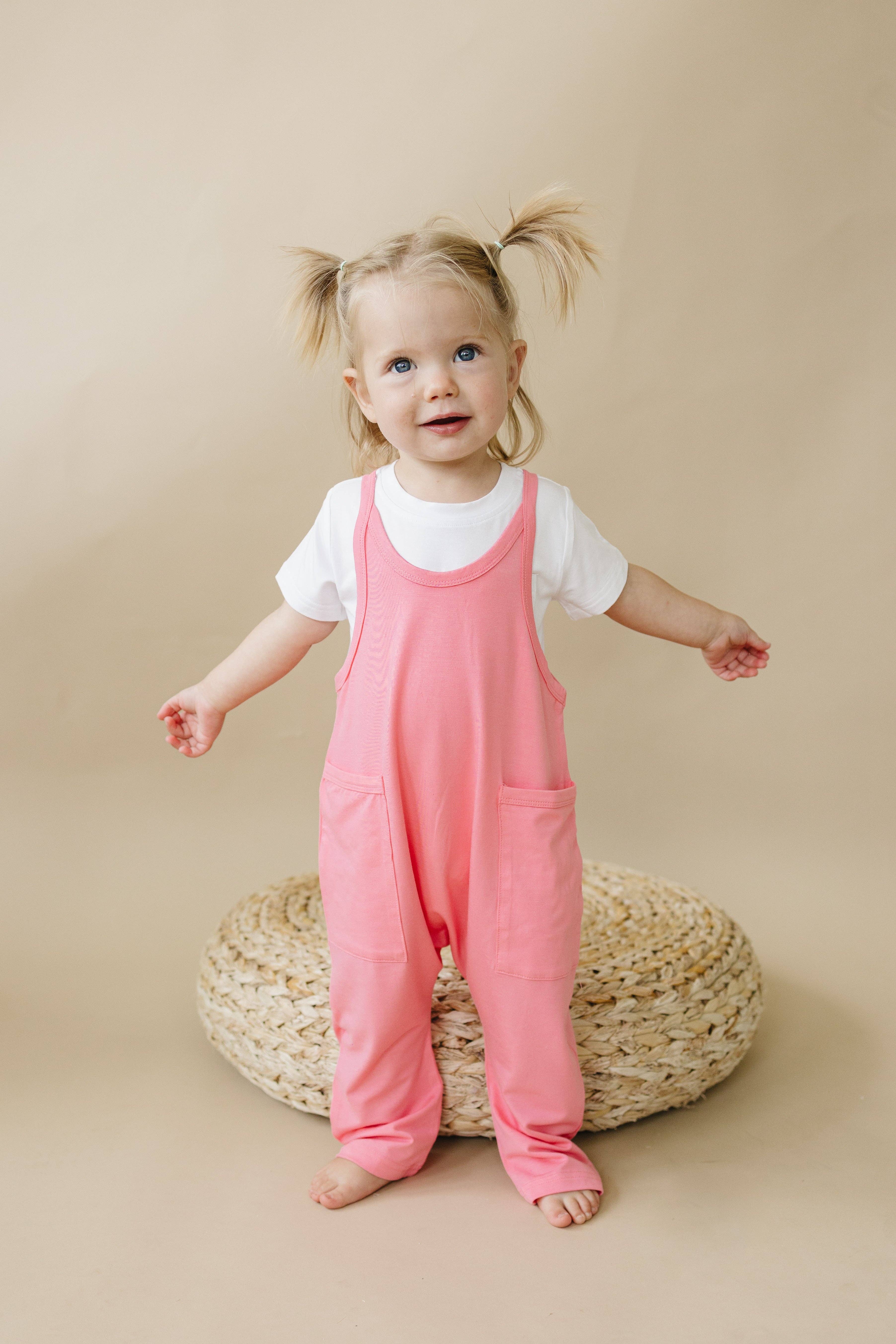 Little Joy Co. - Wholesale Jumpsuit - Baby - Bamboo Tank Romper - Girls Baby Toddler Outfit Clothing6
