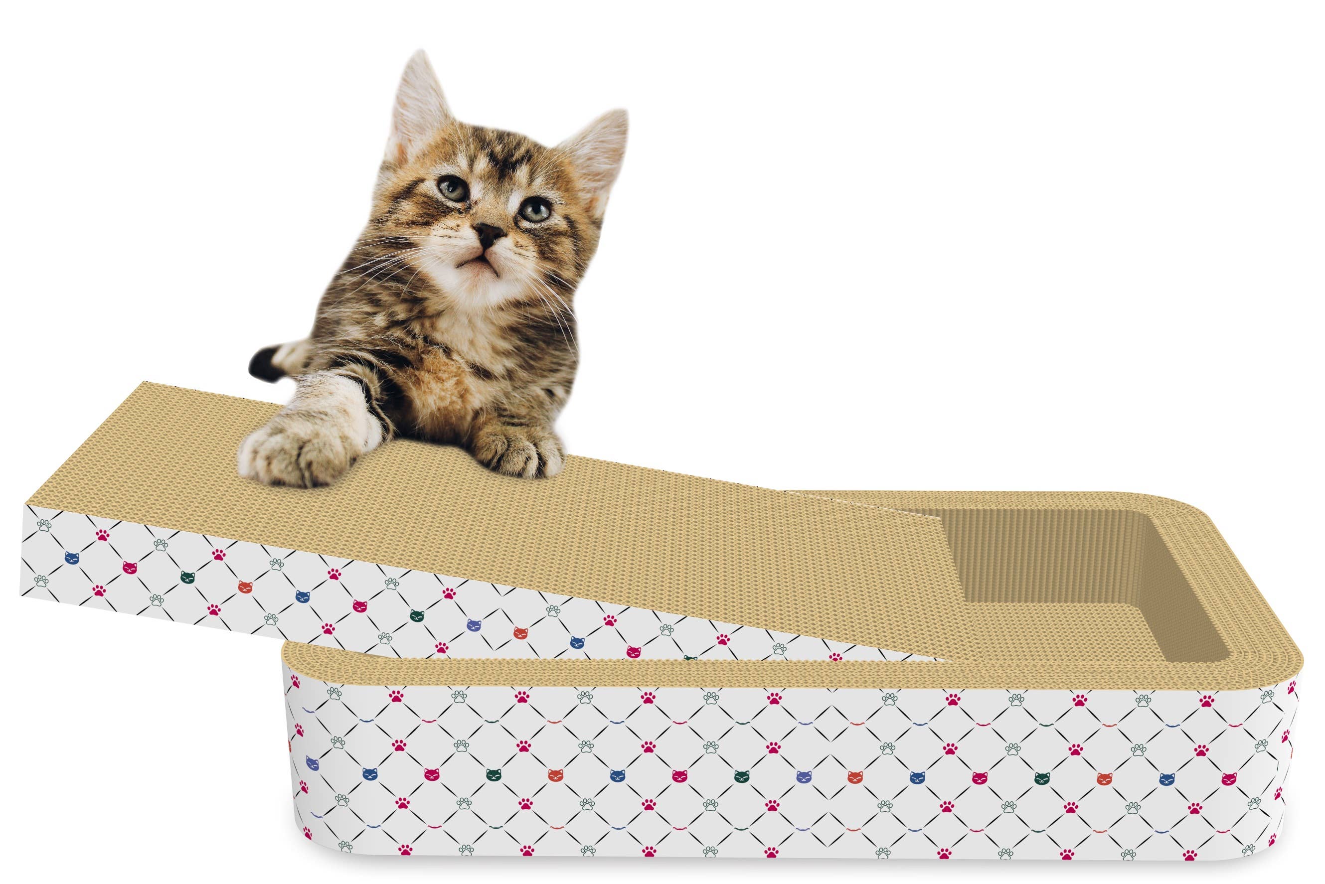 Pet Palette Distribution - Wholesale Pet Scratcher - Cat - ThoozyPet Open Bed Cat Scratcher