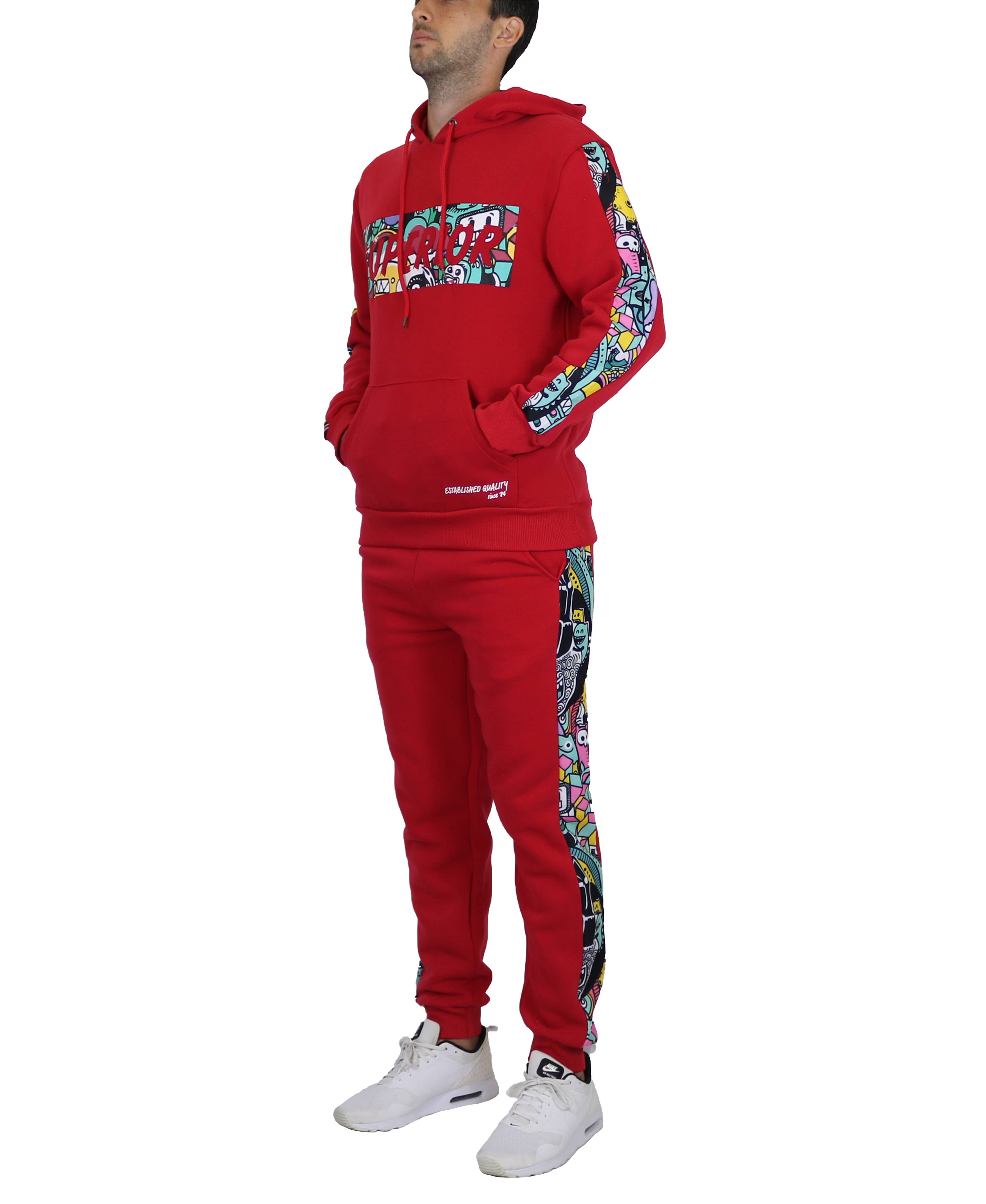 Galaxy By Harvic - Wholesale Lounge Set - Men's - Men's Fleece Hoodie & Jogger Set - SUPERIOR11