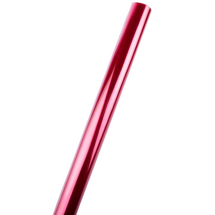 JAM PAPER - Wholesale Wrapping Paper Roll - Cellophane Gift Wrap, Transparent, 12.5 Sq Ft, Red, 1PK