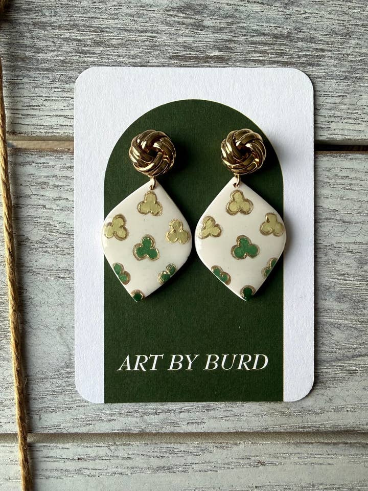 Celtic Clover Knot Drops for wholesale by Art by Burd