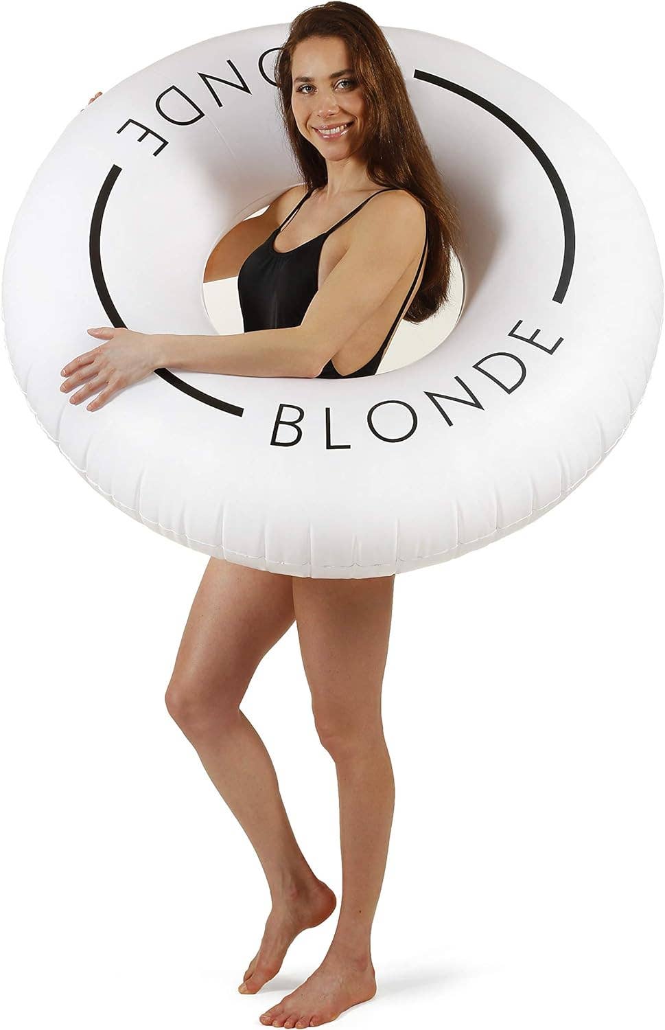 Garden Guru Lawn & Garden Tools - Wholesale Inflatables - LÔTELI Blonde Black and White Pool Float0