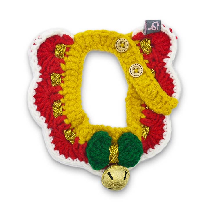 Dogo Pet - Wholesale Pet collar – Dog - Jingle Bell Crochet Collar Scarf1
