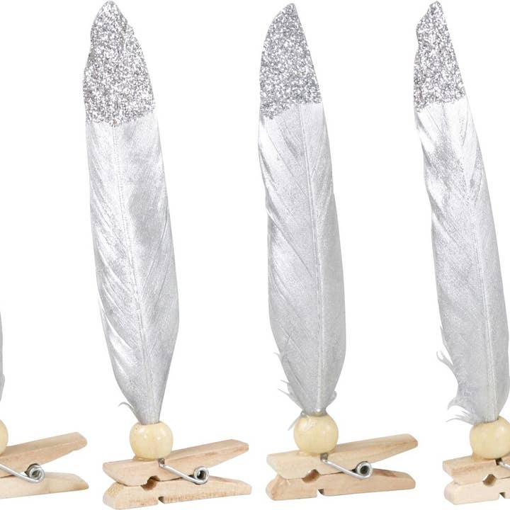 HOFF-INTERIEUR - Wholesale Decorative Tabletop Object - ARGENTO SPRING CLAMPS 6-PIECE SET (HOFF5963)