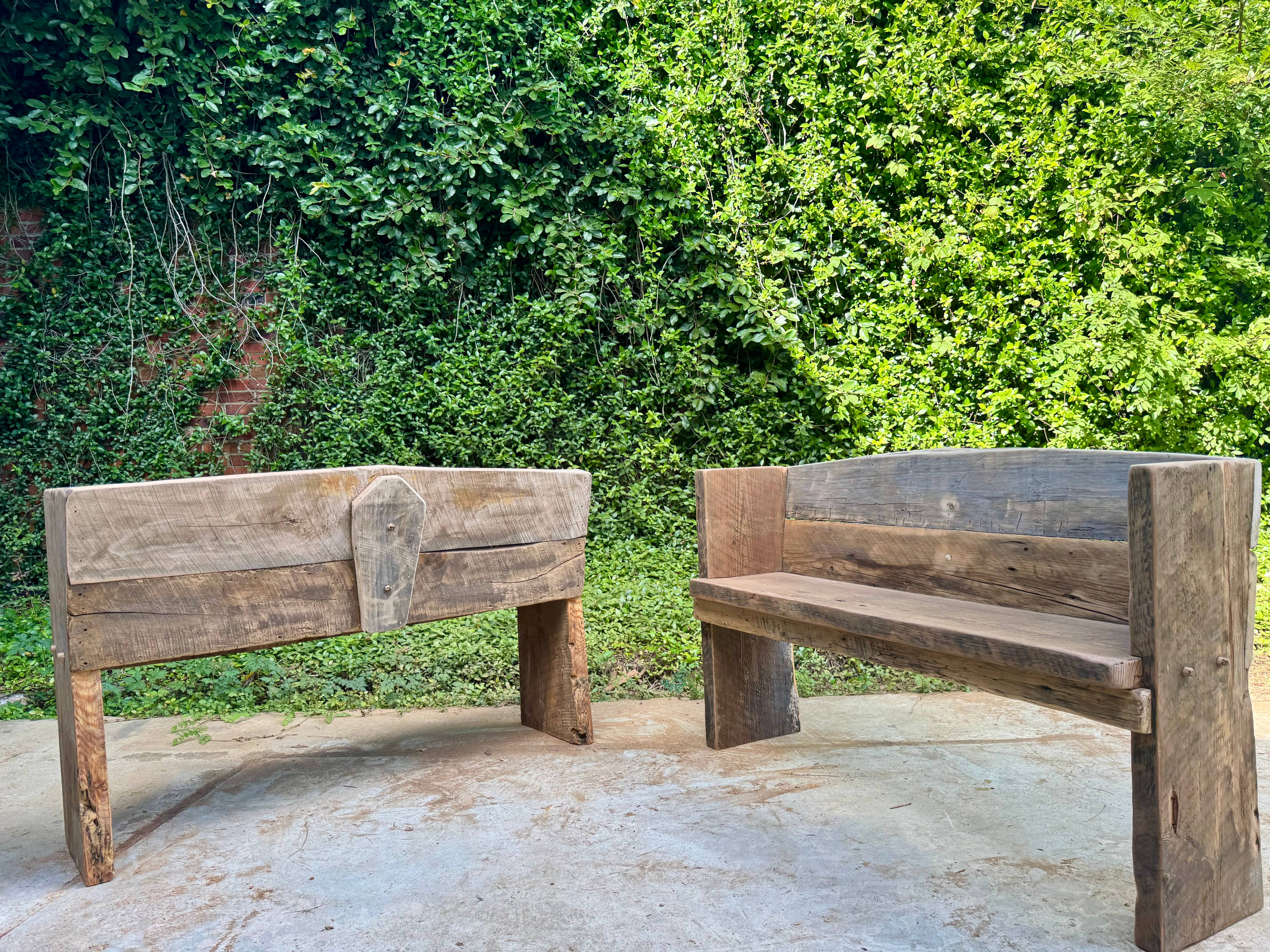 Archaic - Wholesale Bench - Rustic Farmhouse Reclaimed Barnwood Pew Bench0
