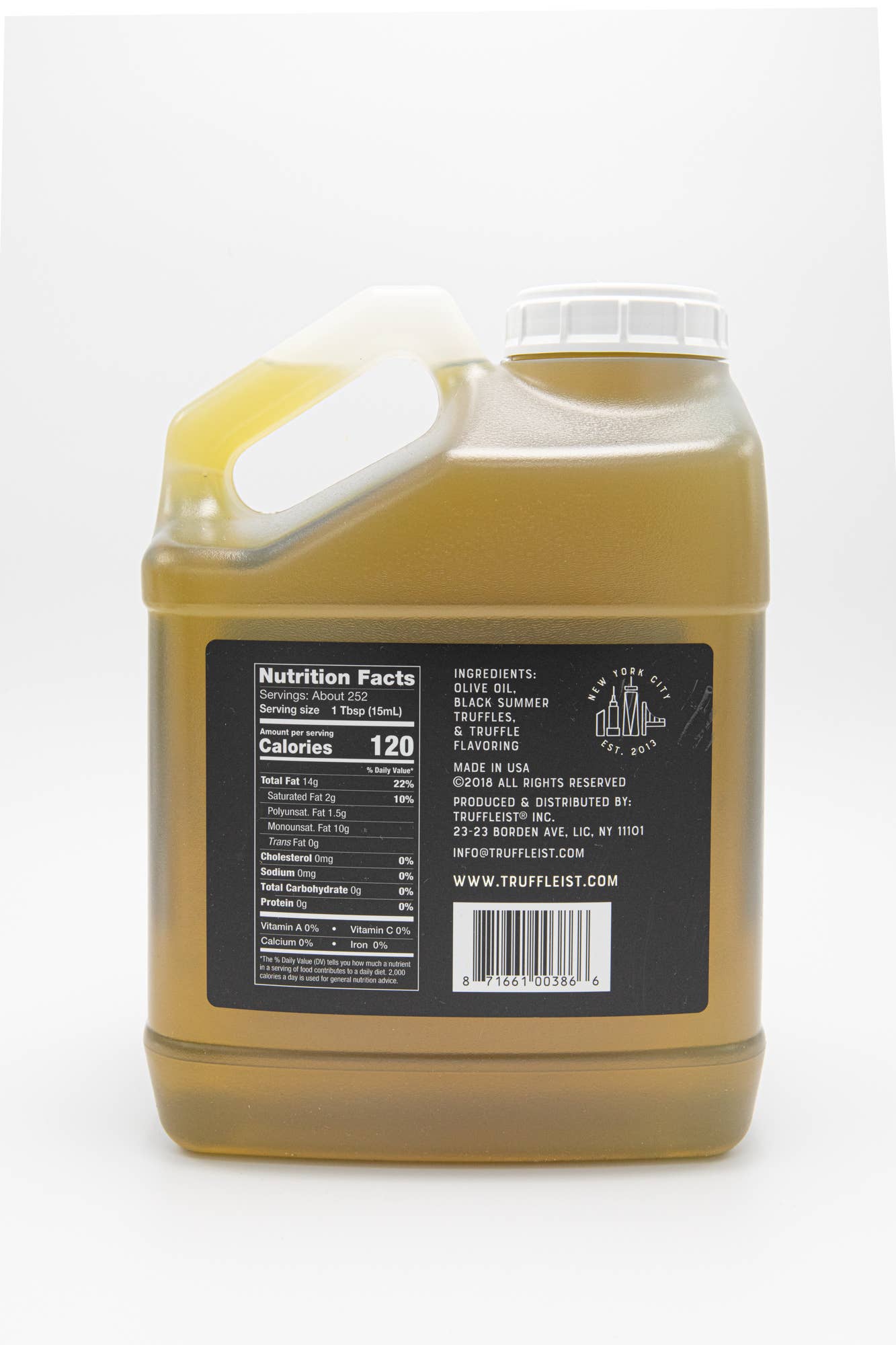 The Truffleist - Wholesale Olive Oil - Foodservice - Jug of Truffle Oil1