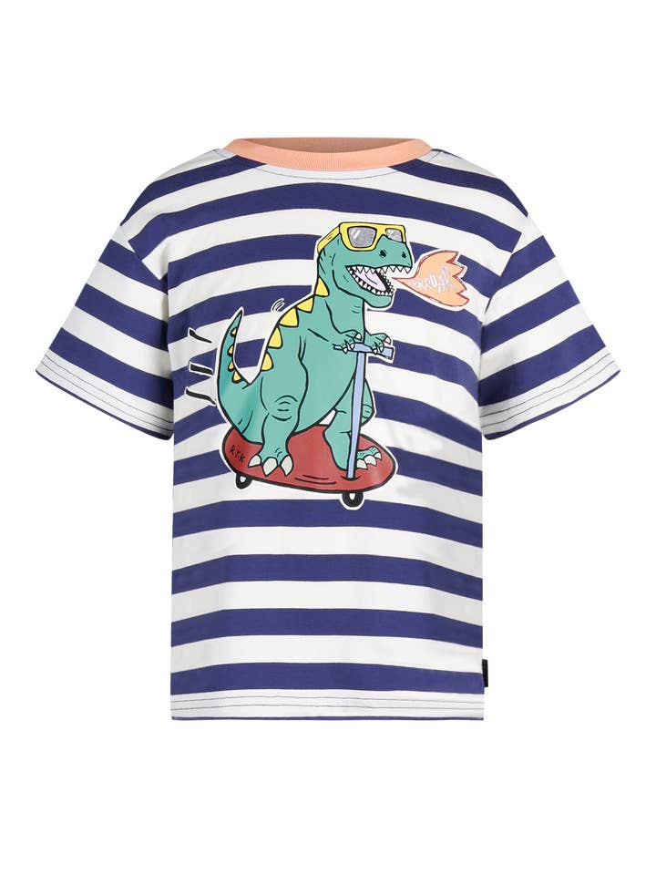SCOOTA-SAURUS STRIPE SHORT SLEEVE T-SHIRT for wholesale on Faire4