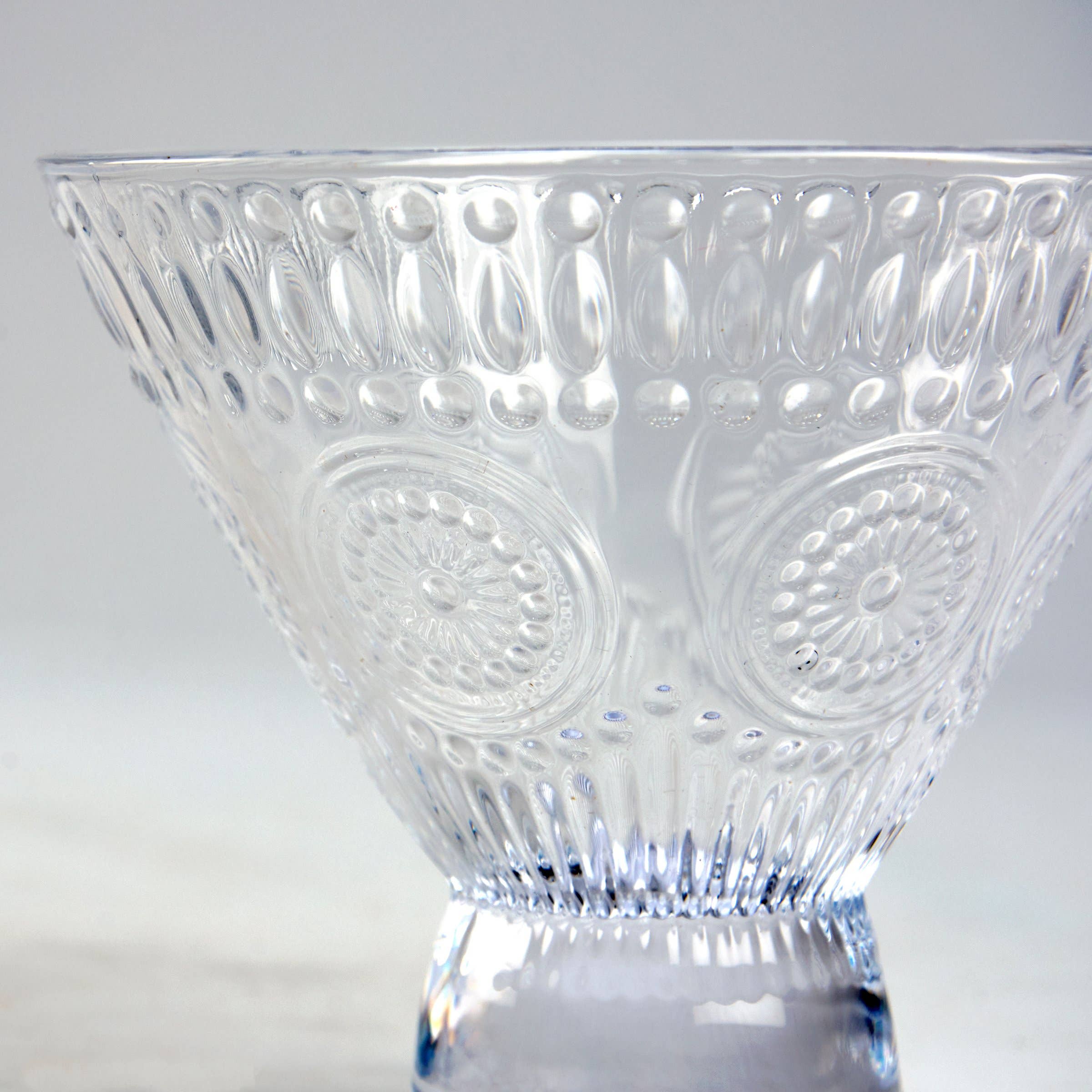Primitives by Kathy - Wholesale Drinking Glass/Cup - Small Medallion Martini Glass1