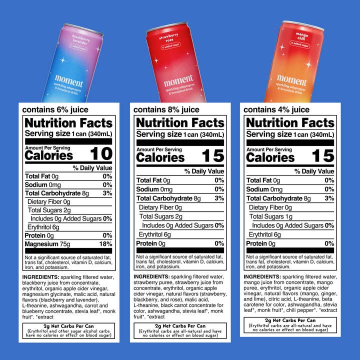 Moment - Wholesale Soda/Carbonated Drink - bestsellers (botanical soda | 24 pack)4