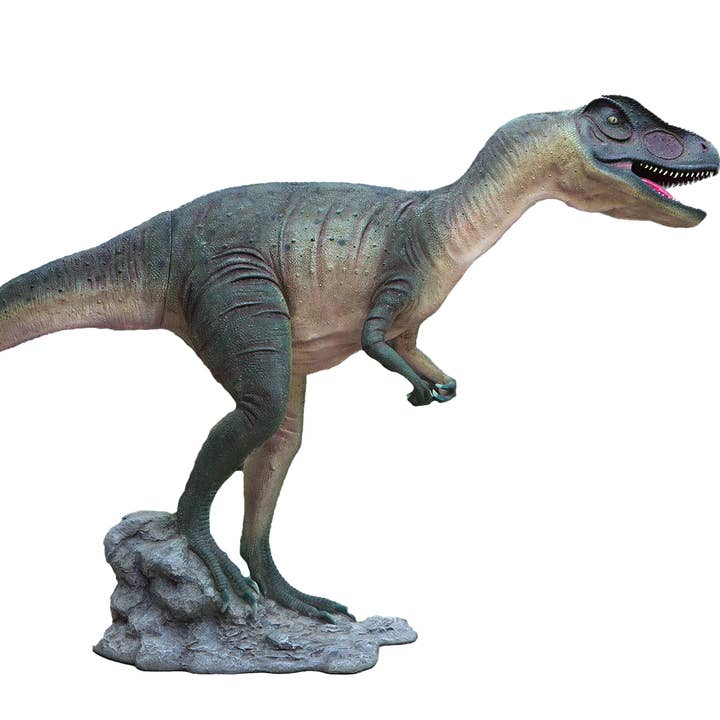 Allosaurus Dinosaur Life Size Statue for wholesale by LM Treasures