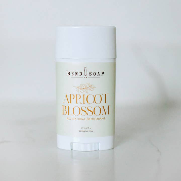 Bend Soap Company - Wholesale Deodorant - Unisex - Apricot Blossom Magnesium Deodorant (Baking Soda Free)