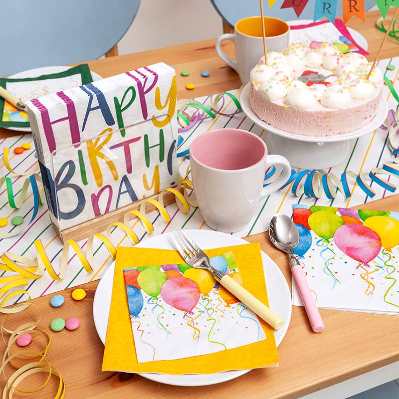 Home Fashion - Carl Dietrich GmbH - Wholesale Table Runner - Airlaid Table Runner 250 cm x 33 cm - Diagonal Stripes1