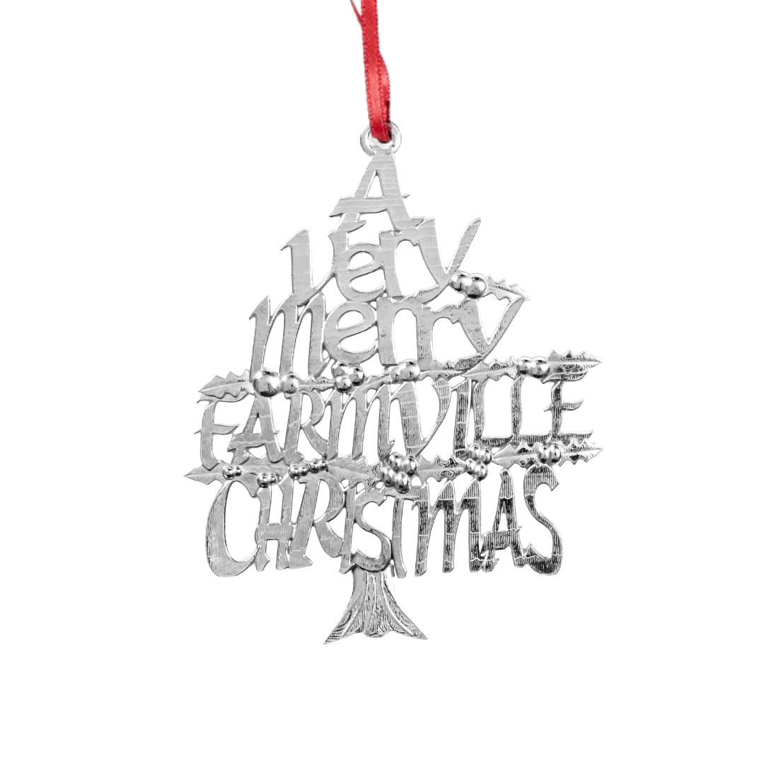 House of Morgan Pewter - Vendita all'ingrosso Decorazione - Un Ornamento di Natale Molto Allegro - Stati e Città14