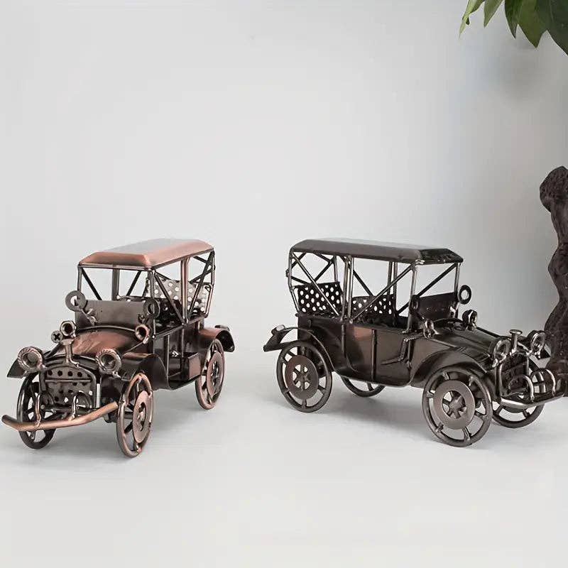 Huis Van Merken - Wholesale Decorative Tabletop Object - Vintage Car Model - Decorative Accent - No Power2