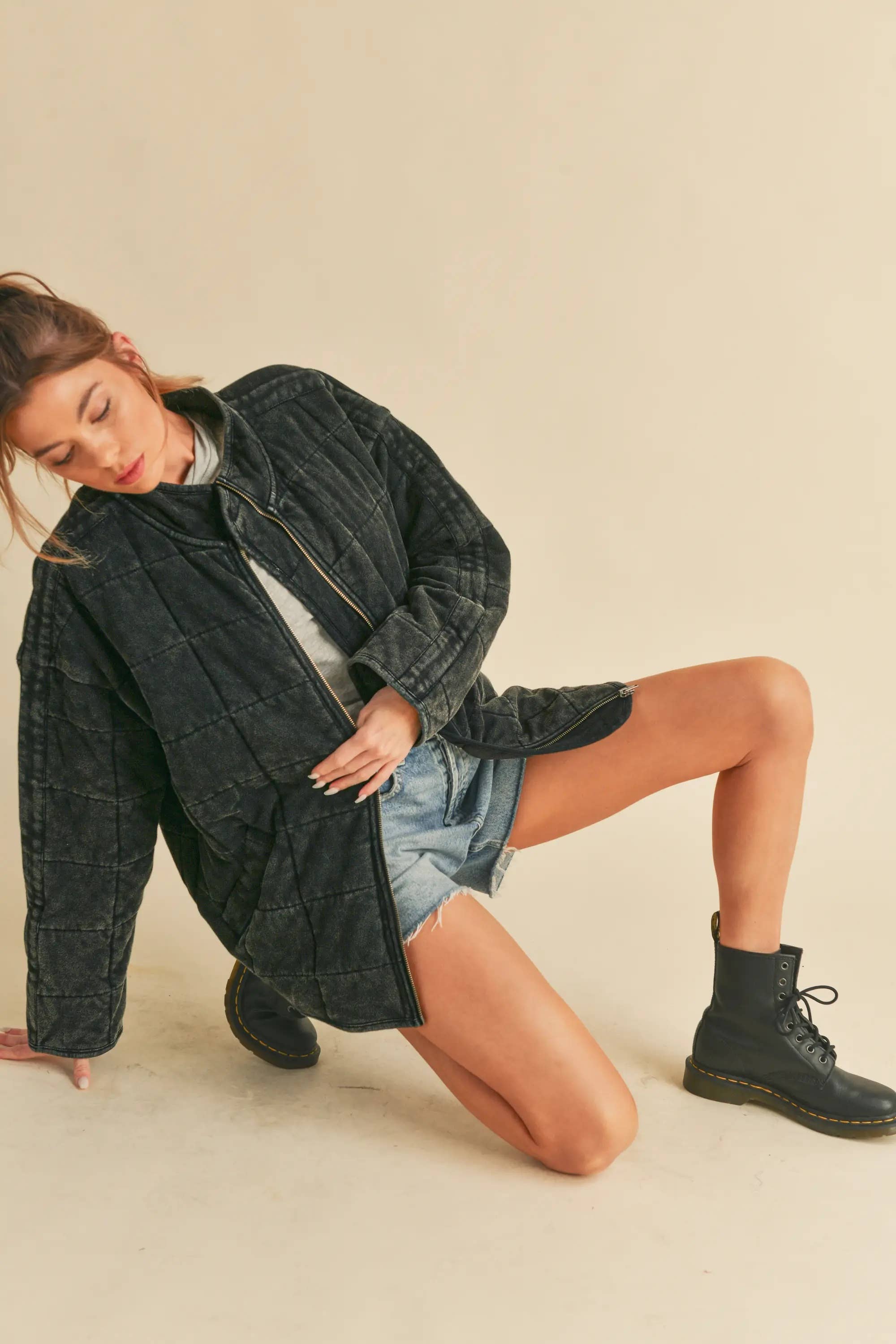 AEMI + CO - Wholesale Puffer Jacket - Women's - 593CK Dixie Jacket6