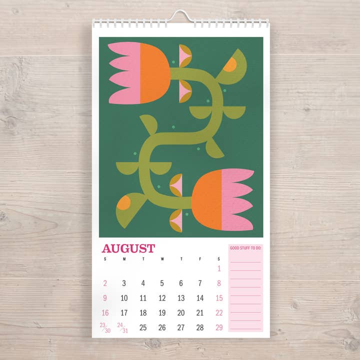 strawberryluna - Wholesale Calendar - 2026 Wall Calendar Illustrated Botanicals and Nature Art8