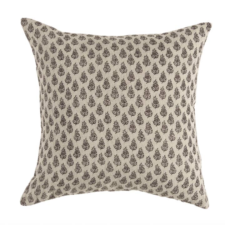Sylvie Pillow 22" x 22" - Black for wholesale by Liam & Lana