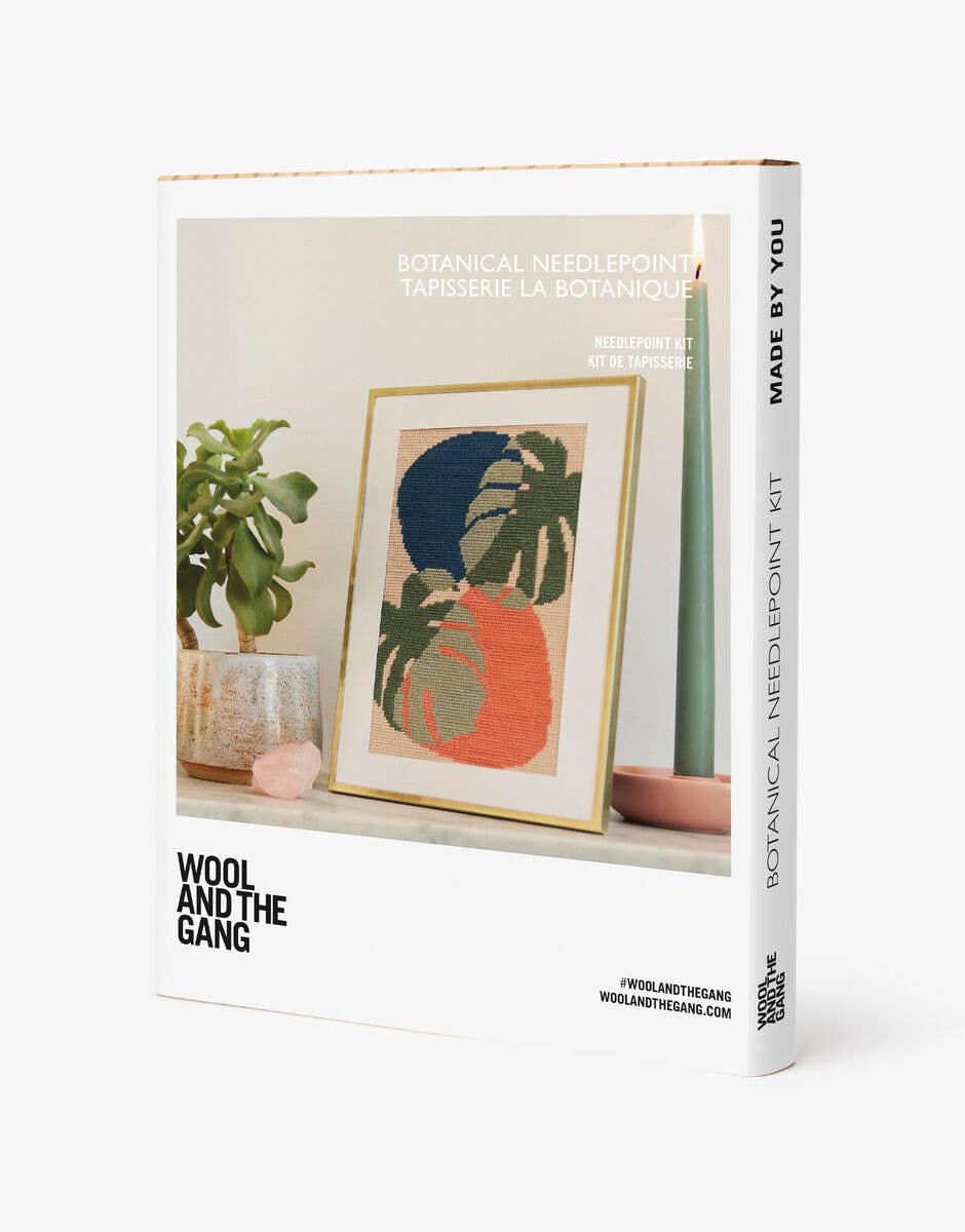 DMC - Wholesale Embroidery/Cross Stitch Supplies - Wool and the Gang Botanical Needlepoint Kit2