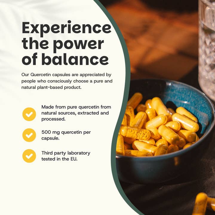 Cupplement b.v. - Wholesale Oral Supplement/Vitamin - Quercetin Capsules 500 mg 60 Capsules1