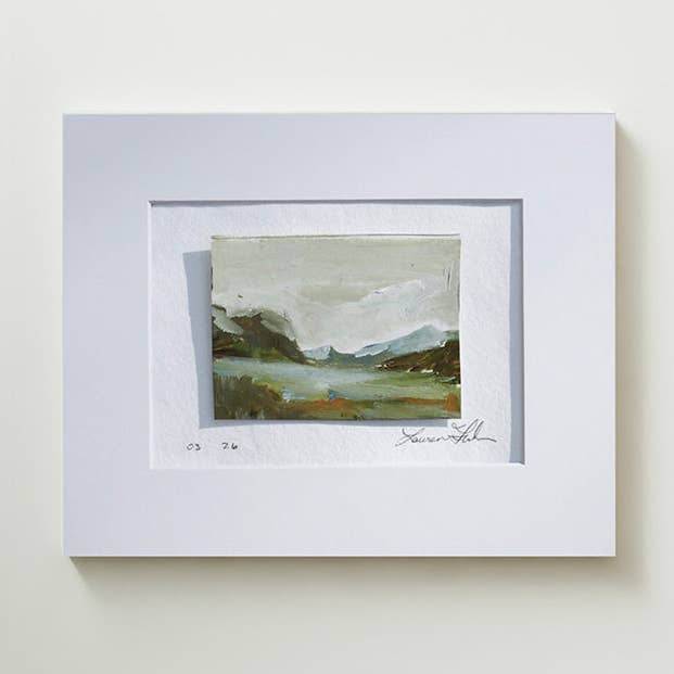 Montagne originali opache VIII per la vendita all'ingrosso da parte di Lauren Fuhr Design Co.