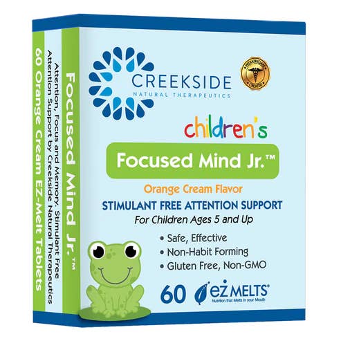 Creekside Naturals Focused Mind Jr. Oral Supplement for wholesale by Creekside Natural Therapeutics