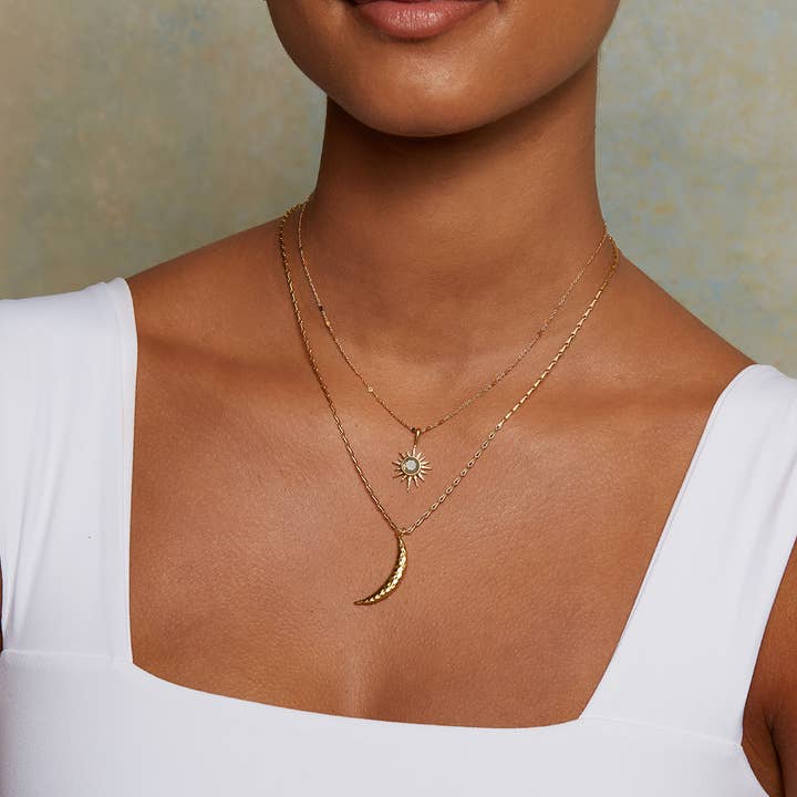 Satya Jewelry - Wholesale Pendant/Charm Necklace - 16" Labradorite North Star Necklace3