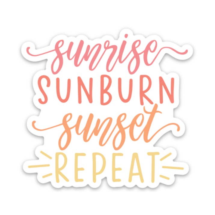 Amanecer Atardecer | Pegatina para venta al por mayor de Creative Compass