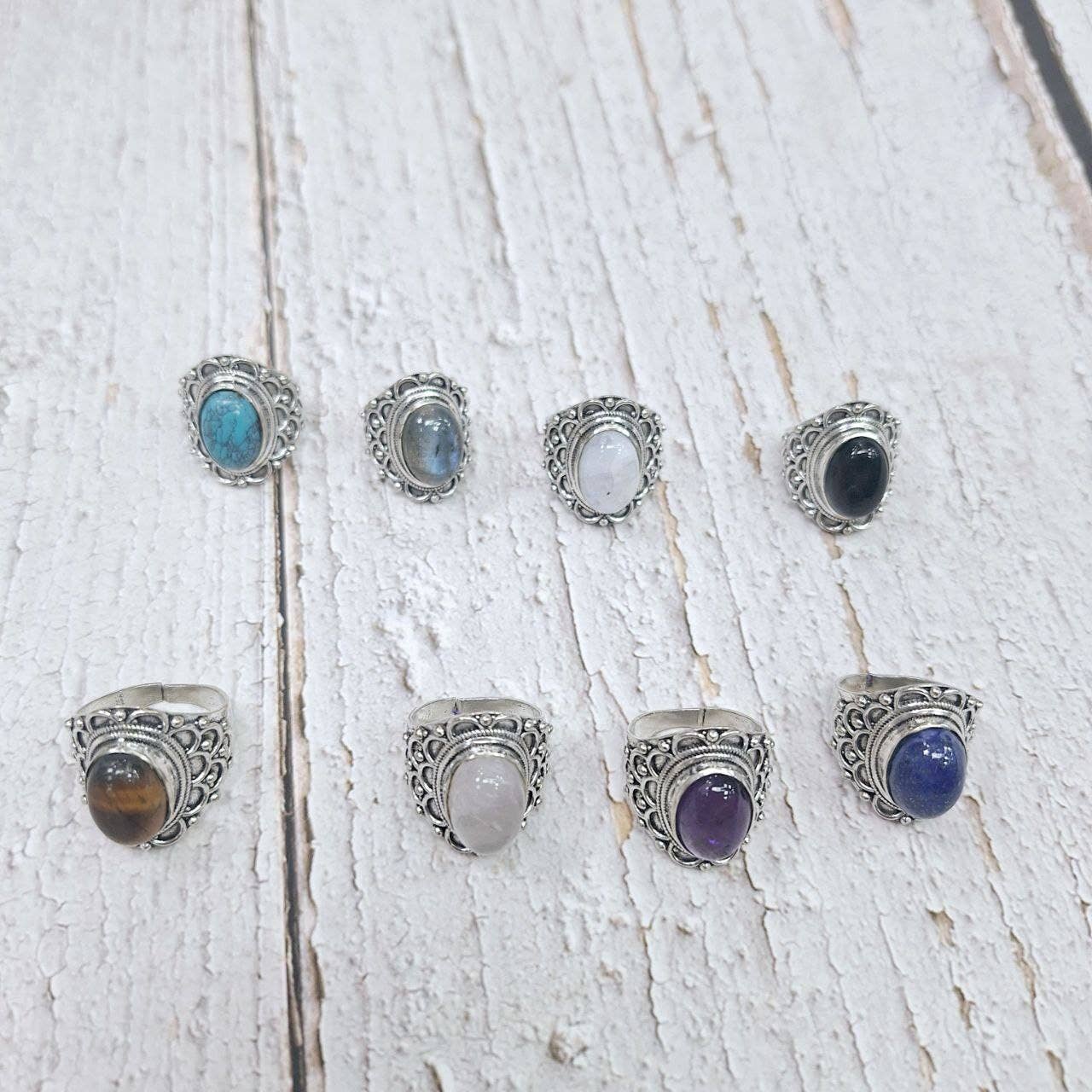 Hecho a mano – wholesale Single stone/solitaire ring – Brass rings.3