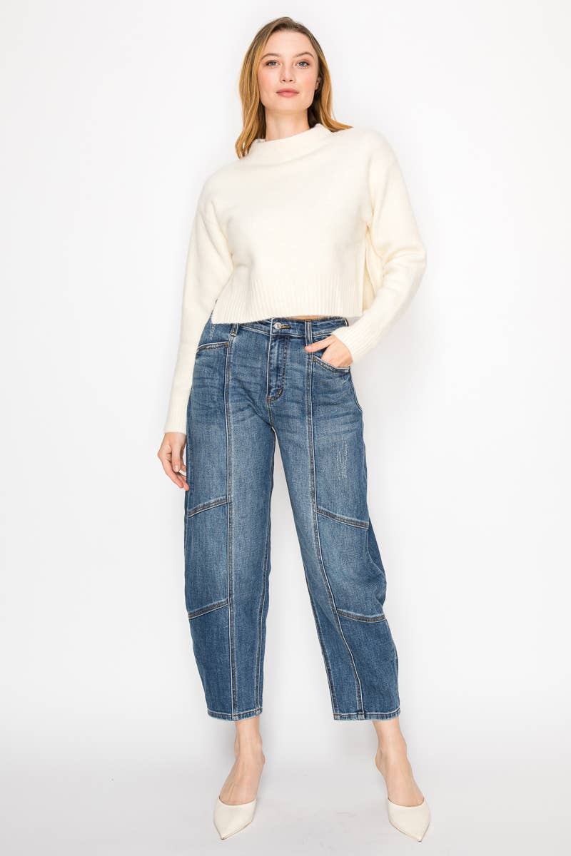 ARTEMIS VINTAGE - Wholesale Jeans - Women's - HIGH RISE RELAXED  BARREL JEANS4