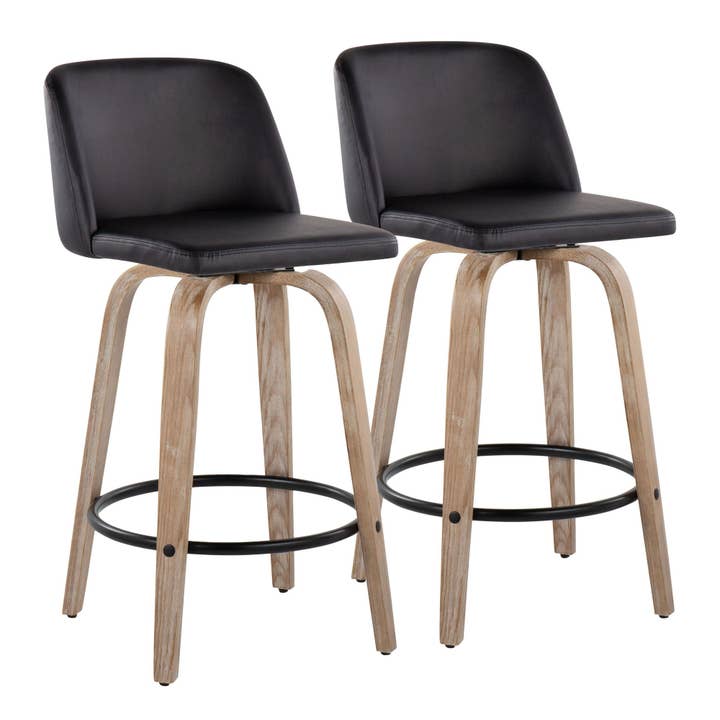 LumiSource and Grandview Gallery - Wholesale Stool - Toriano 26" Fixed Height Counter Stool Q - Set of 2121